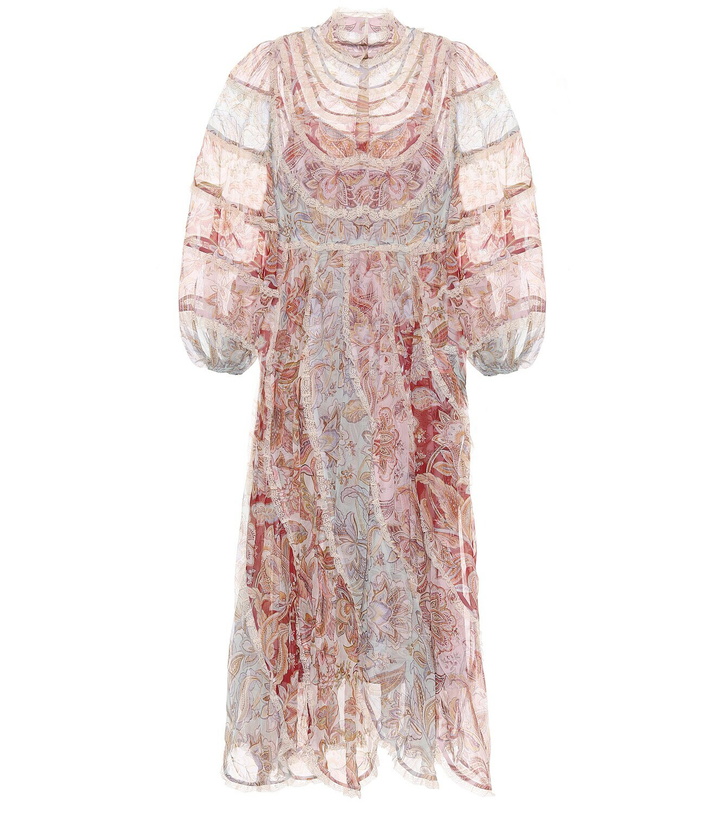 Photo: Zimmermann - Ladybeetle floral georgette midi dress