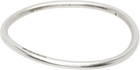 Ann Demeulemeester Silver Anouk Simple Bangle Bracelet