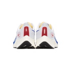 Nike White and Blue Air Zoom Pegasus 37 Sneakers