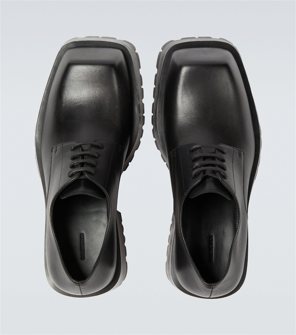 Balenciaga - Trooper leather Derby shoes Balenciaga
