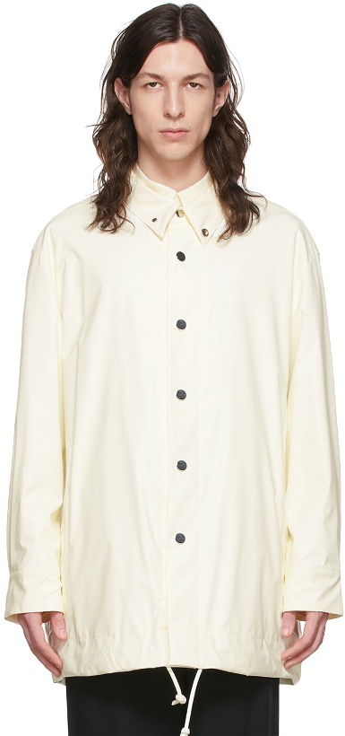 Photo: OVERCOAT Off-White Nylon Jacket