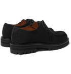 Mr P. - Jacques Suede Derby Shoes - Black