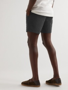 TOM FORD - Straight-Leg Faille Shorts - Black
