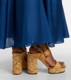 Zimmermann Solena leather platform sandals
