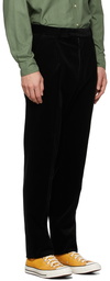 WACKO MARIA Black Corduroy Pleated 'Guilty Parties' Trousers