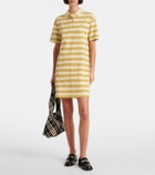 Burberry Icon Stripe cotton piquet minidress