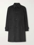 Herno - Wool-Blend Twill Coat - Gray