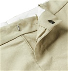 Odyssee - Holts Cotton and Silk-Blend Trousers - Neutrals