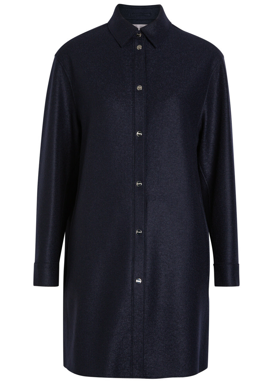Herno Wool Overshirt Navy