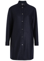 Herno Wool Overshirt Navy