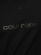 COURREGES Classical Logo Cotton T-shirt
