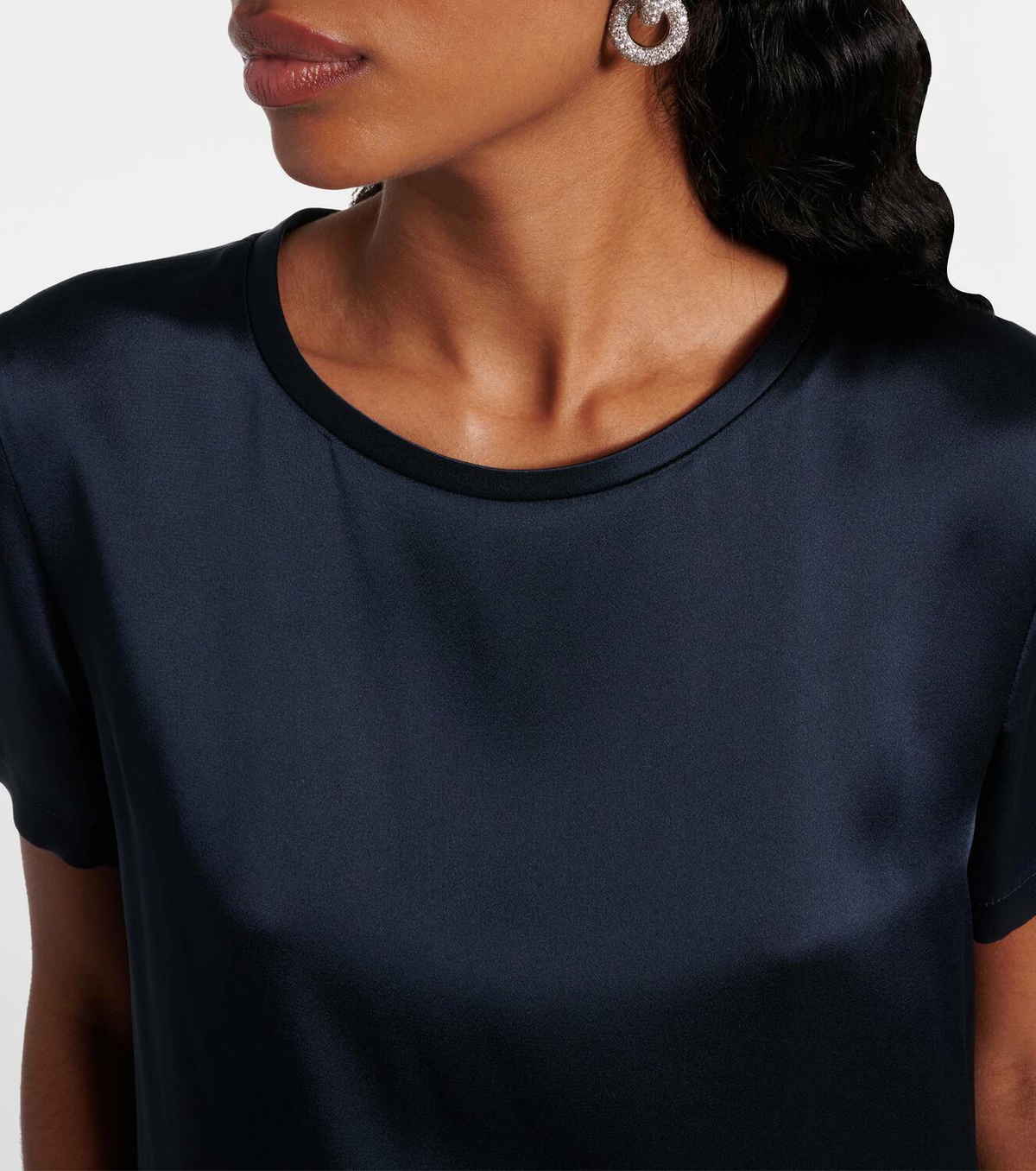 'S Max Mara Rebecca satin T-shirt