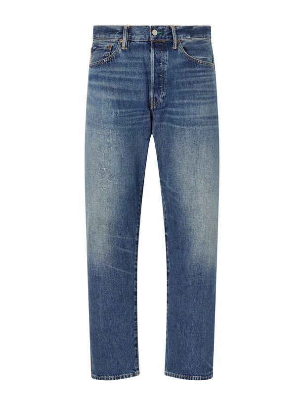 Photo: Polo Ralph Lauren - Straight-Leg Distressed Jeans - Blue