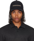 Ferragamo Black Core Signature Cap