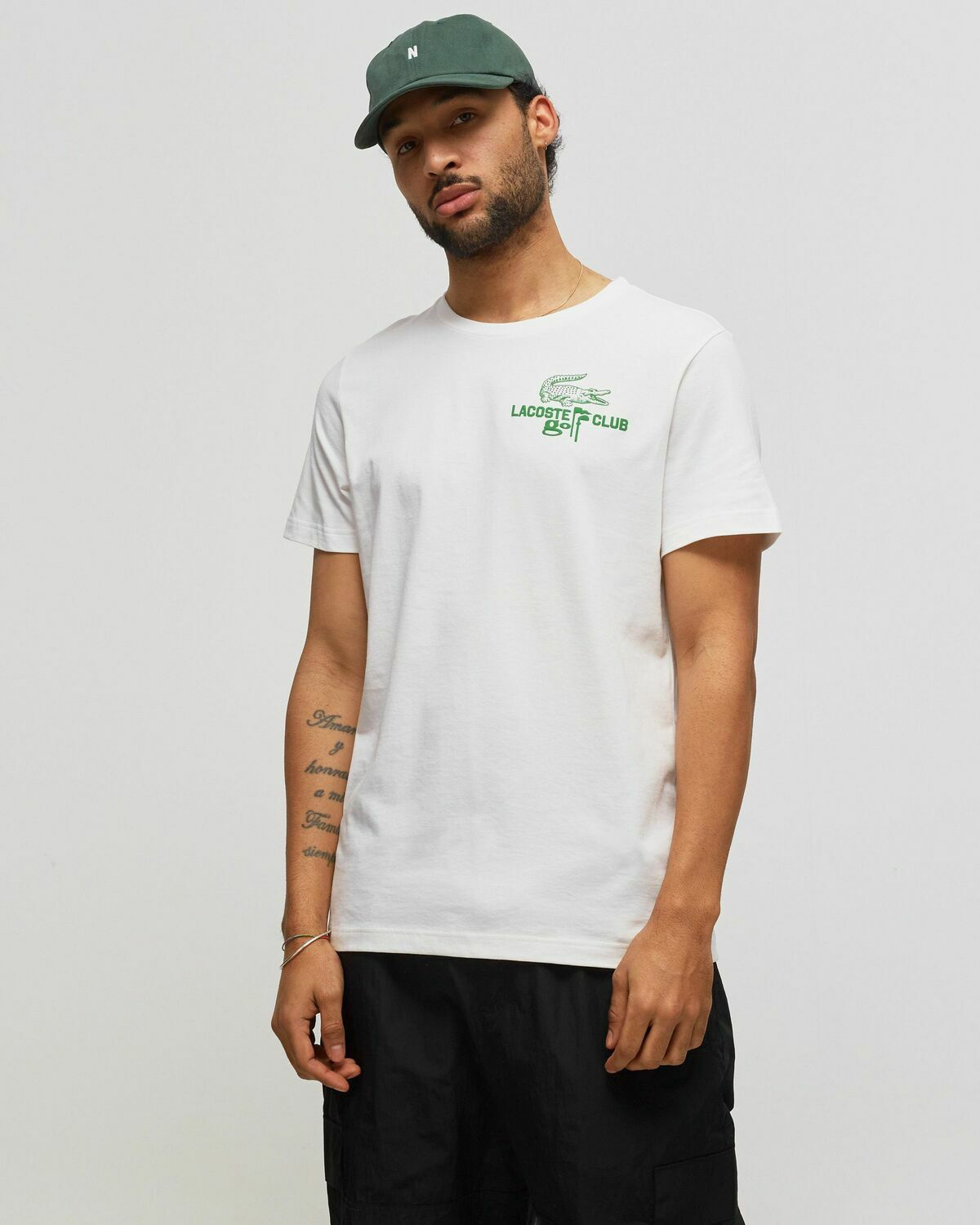 Lacoste Tee Shirt White - Mens - Shortsleeves Lacoste