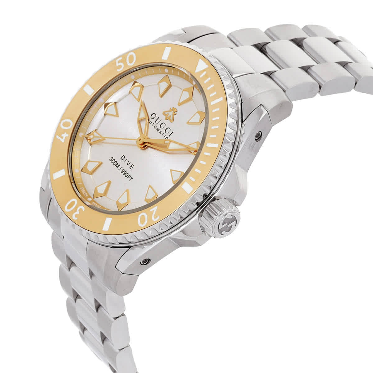 Gucci Dive Automatic Silver Dial Unisex Watch YA136357