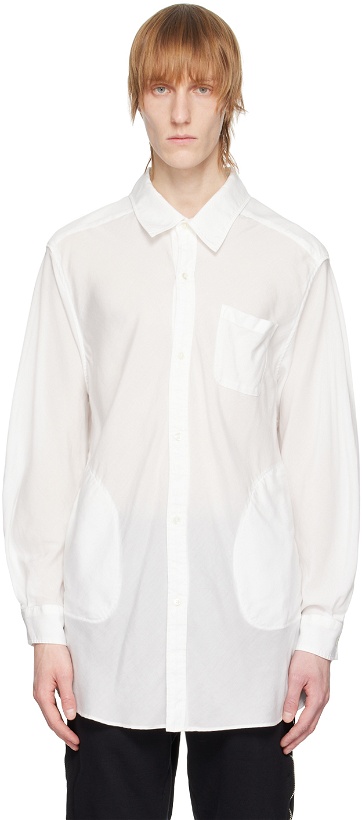 Photo: Undercoverism White Button-Down Shirt