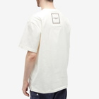 Wooyoungmi Men's Box Logo T-Shirt in Ivory
