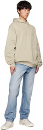 Dime Beige Classic Hoodie