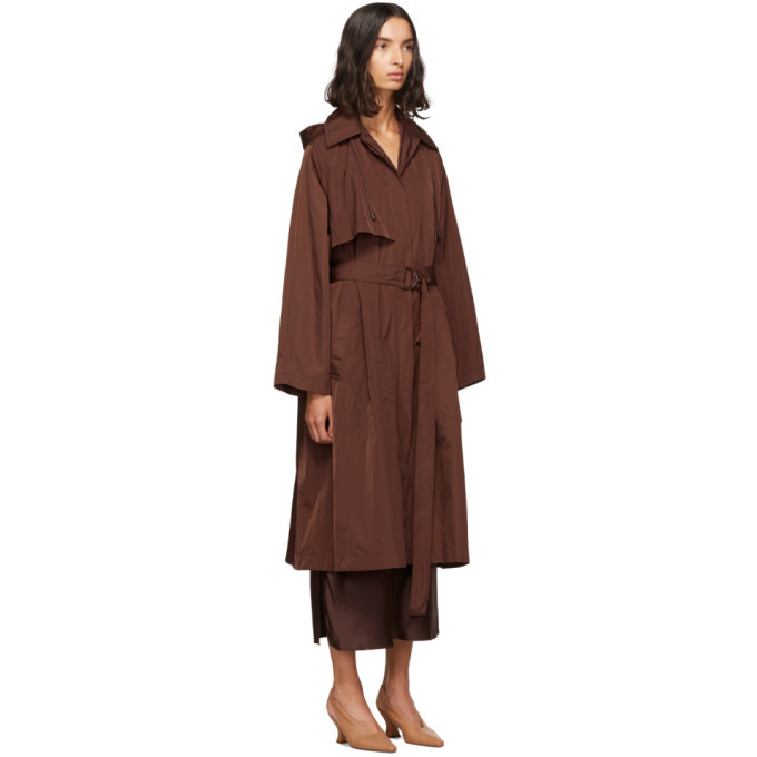 Joseph Burgundy Dublin Trench Coat