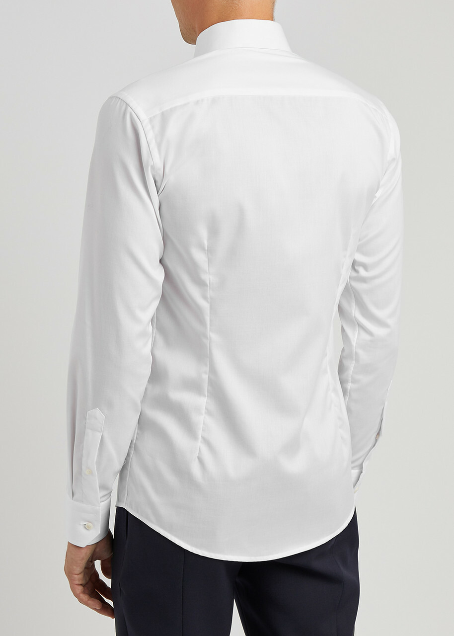 Eton White Cotton-twill Shirt