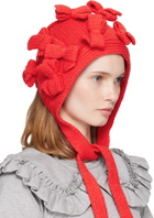 Comme des Garçons Girl Red Bow Bonnet Hood