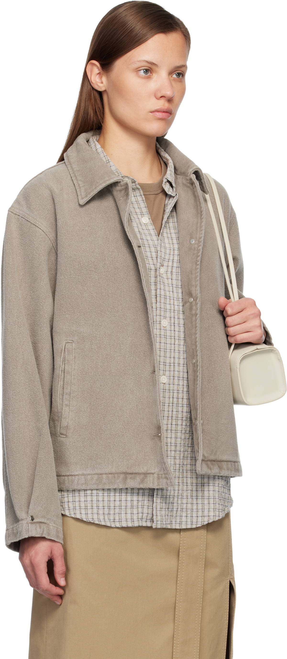 mfpen Beige Painters Denim Jacket