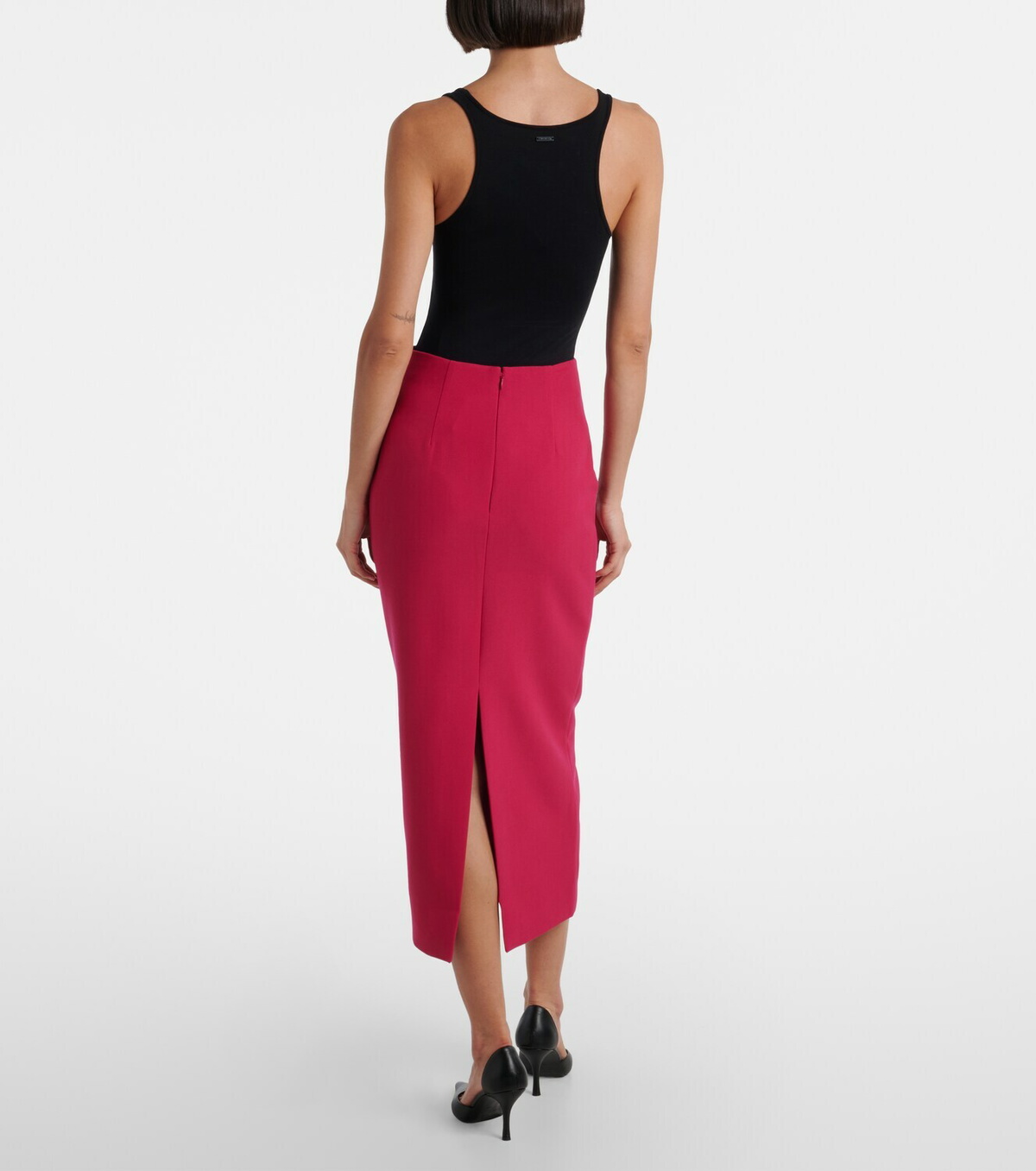 Roland Mouret High-rise cady pencil skirt