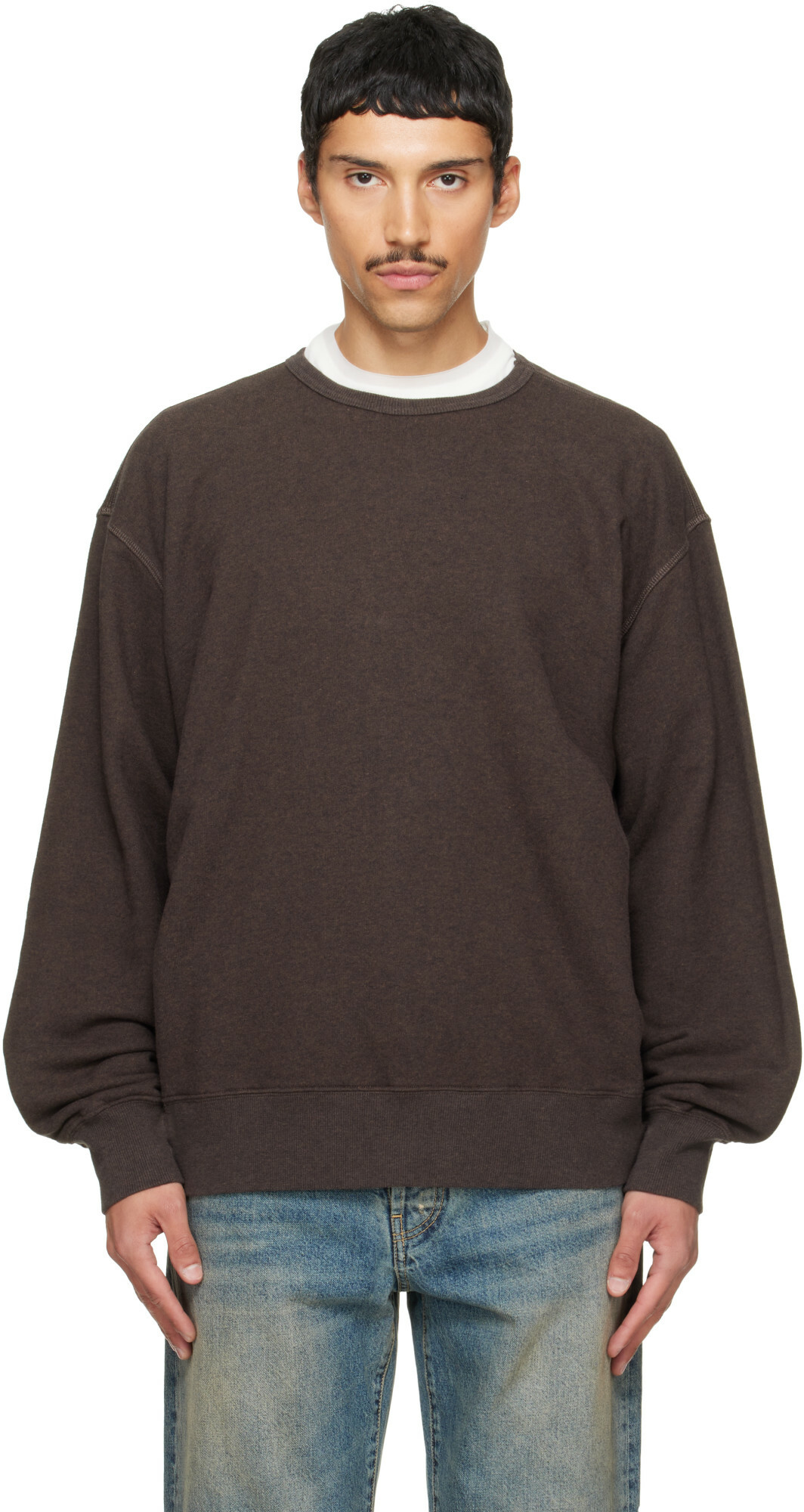 Maison Margiela Brown Panel Sweatshirt