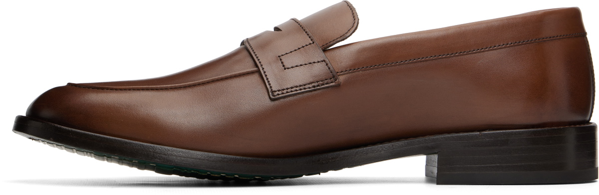 Paul Smith Brown Leather Benito Loafers