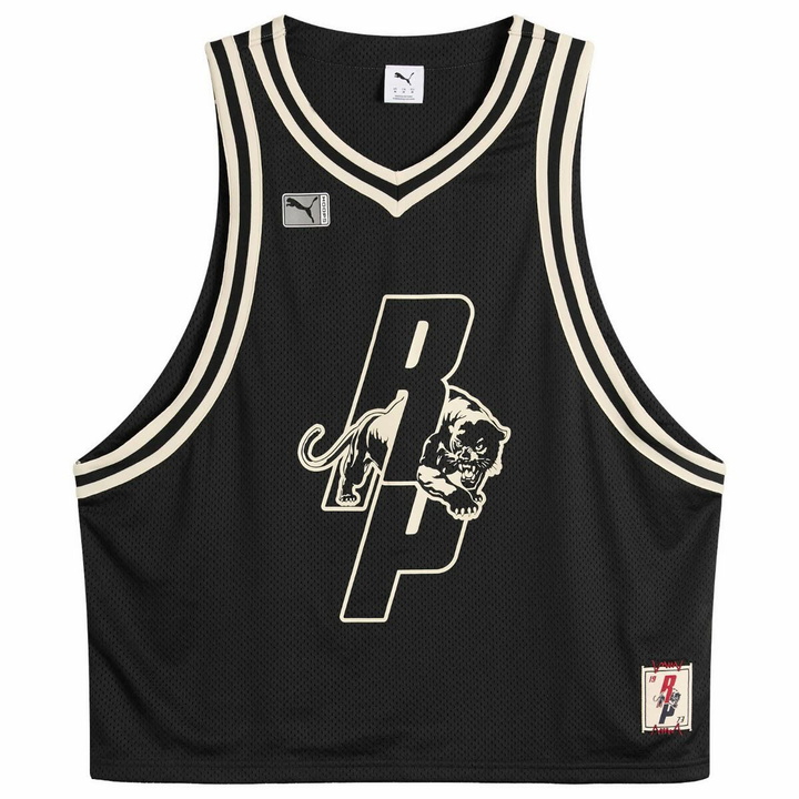 Photo: Puma Men's x Represent Graphic Jersey Top in Puma Men's Black