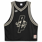 Puma Men's x Represent Graphic Jersey Top in Puma Men's Black