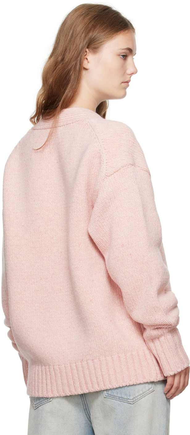 We11done Pink Chunky Cardigan