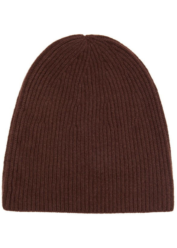 Photo: Loop Cashmere Cashmere Beanie - Brown - One Size