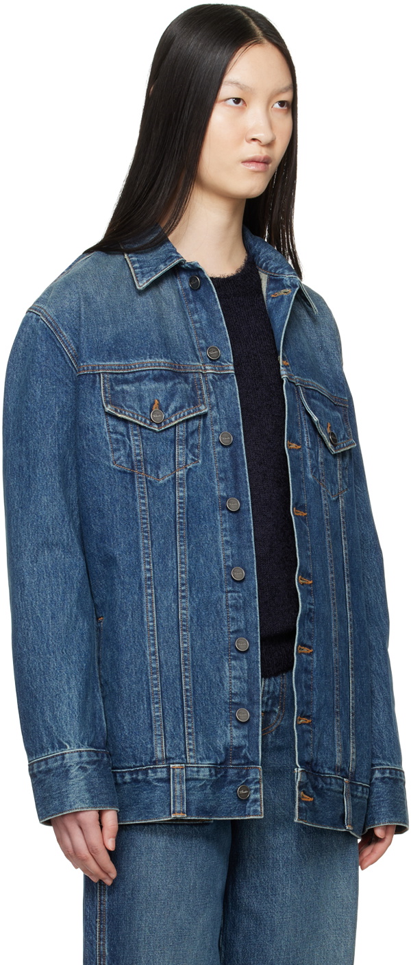 KHAITE Blue 'The Ross' Denim Jacket