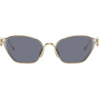 LOEWE Gold Anagram Hexagonal Sunglasses