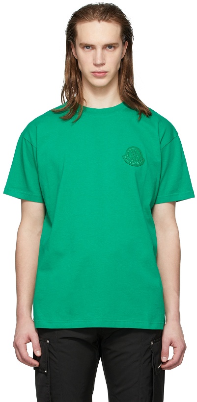 Photo: Moncler Genius Green Logo T-Shirt