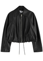 Loewe Womens Black Leather Jacket UK12/M
