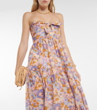 Zimmermann - Floral cotton voile midi dress