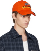 Martine Rose Orange & Black Collage Cap