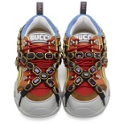 Gucci Multicolor Removable Crystals Flashtrek Sneakers