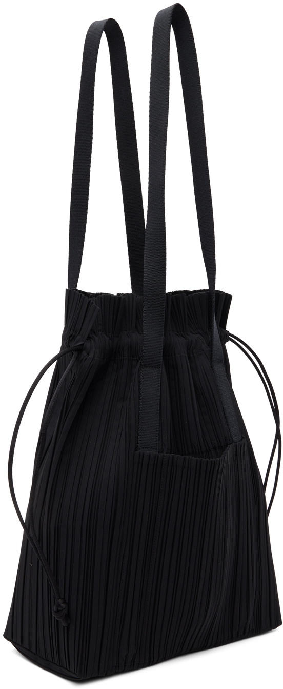 Pleats Please Issey Miyake Black Drawstring Pleats Bag Pleats Please ...