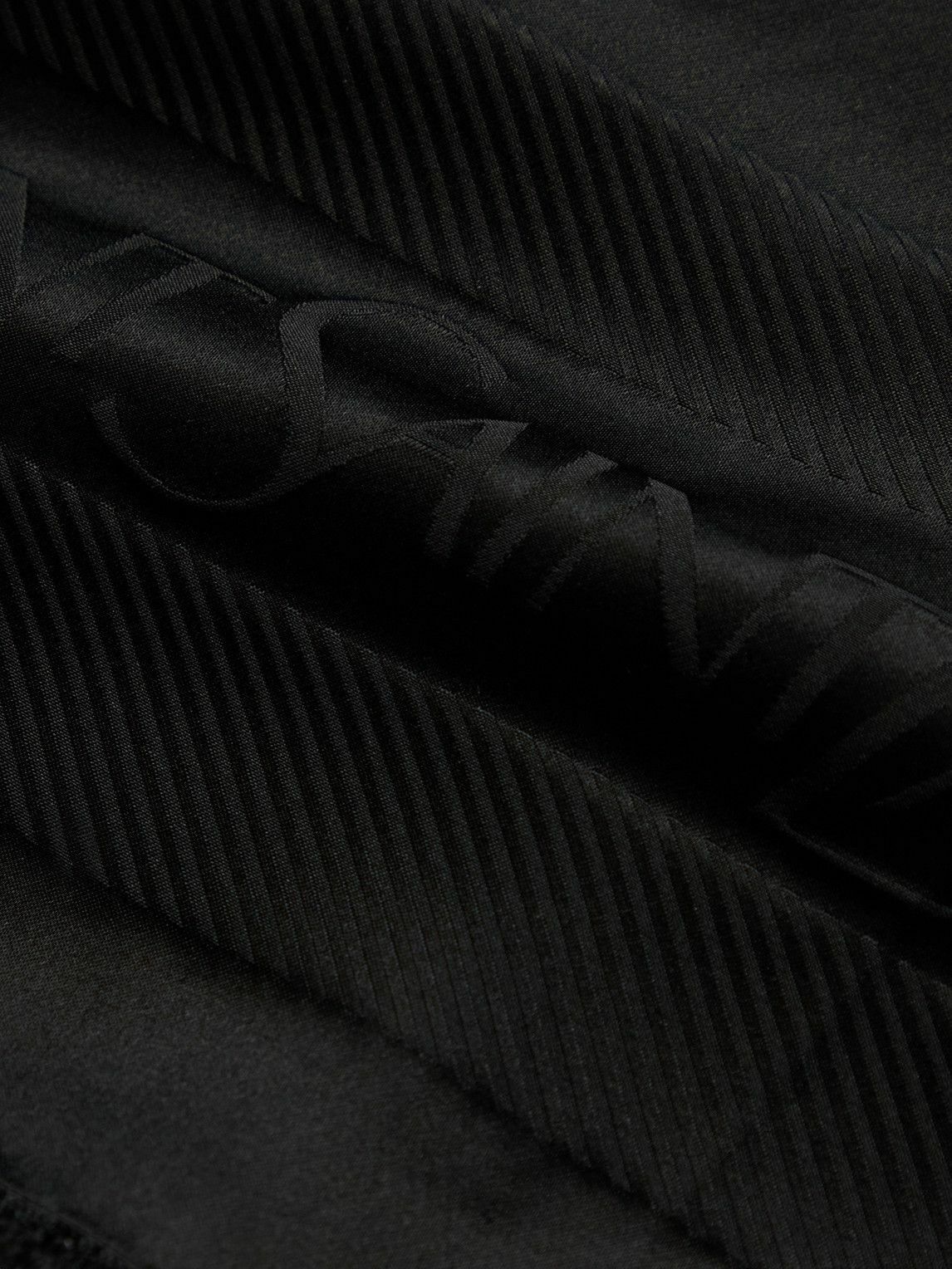 SAINT LAURENT - Logo-Jacquard Silk-Satin Scarf