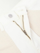 Cherry Los Angeles - Straight-Leg Double-Knee Cotton-Canvas Trousers - Neutrals