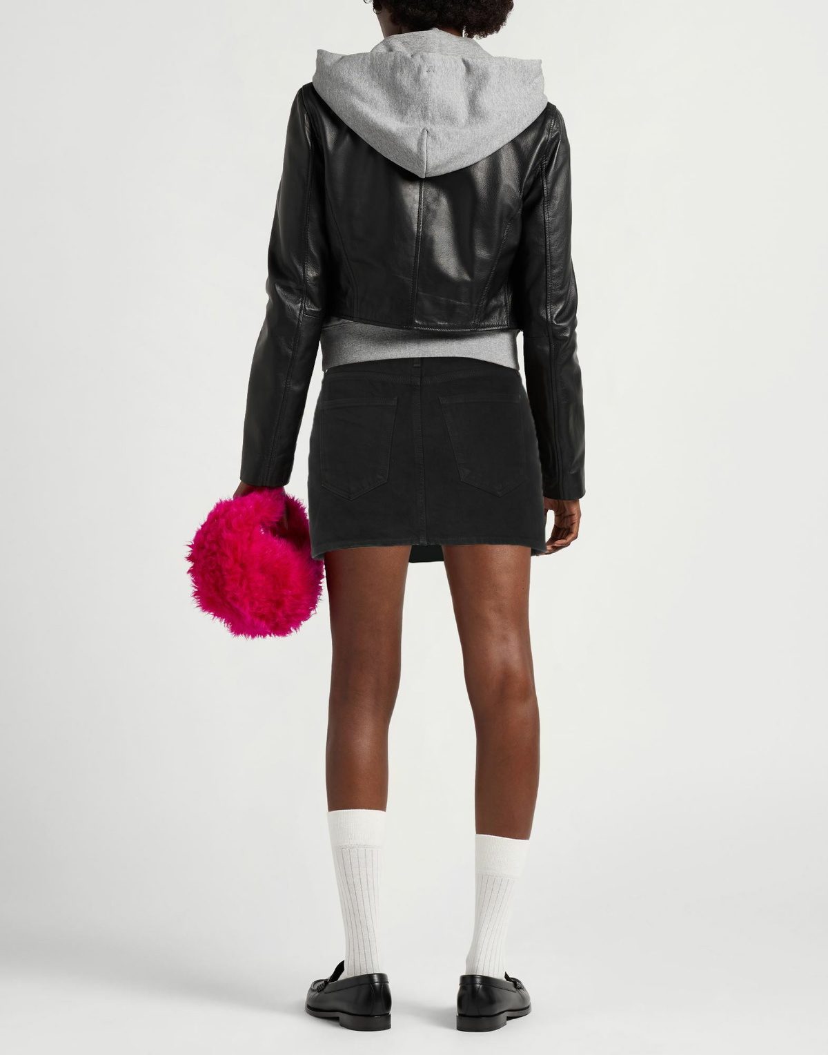 Agolde Womens Mini skirt in Black