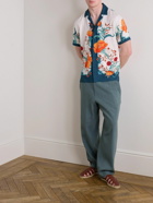 Orlebar Brown - La DoubleJ Camp-Collar Floral-Print Lyocell Shirt - Multi