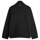 and wander Wool Fleece Pullover in Black