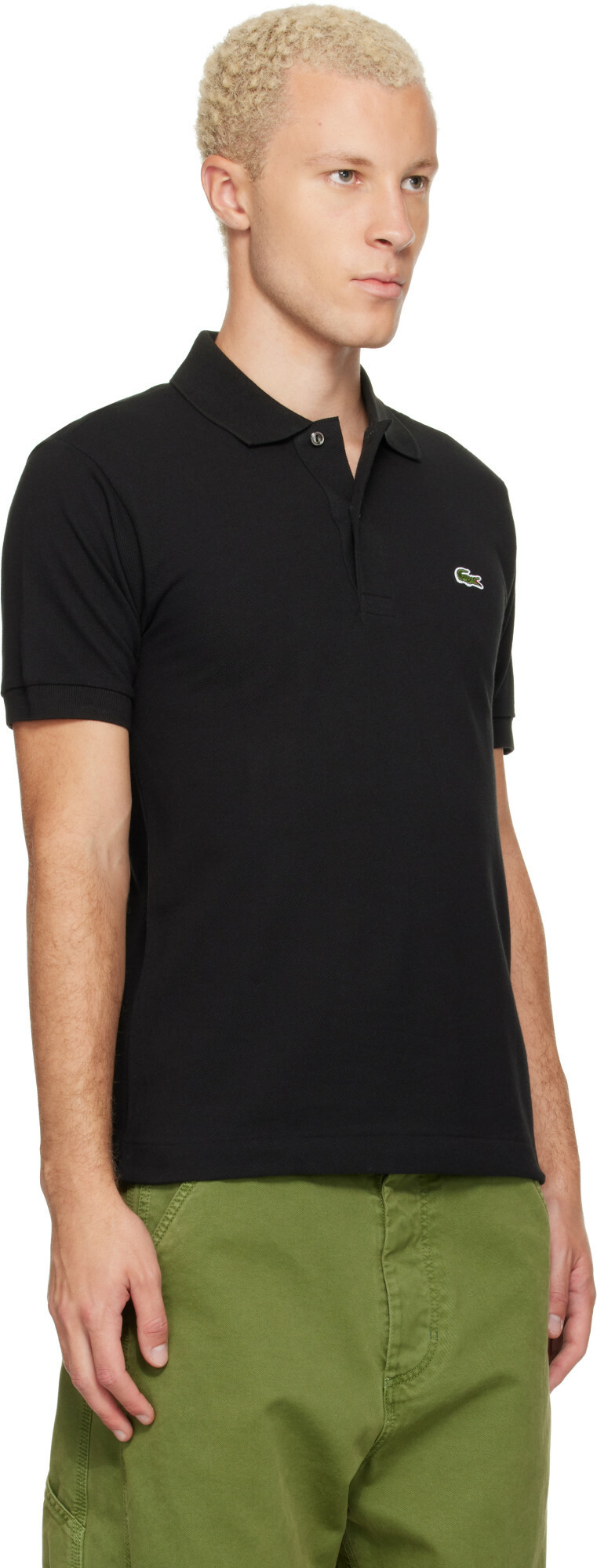 Lacoste Black Classic Fit Original L.12.12 Polo