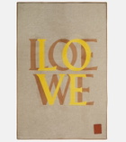 Loewe - Wool-blend Love blanket