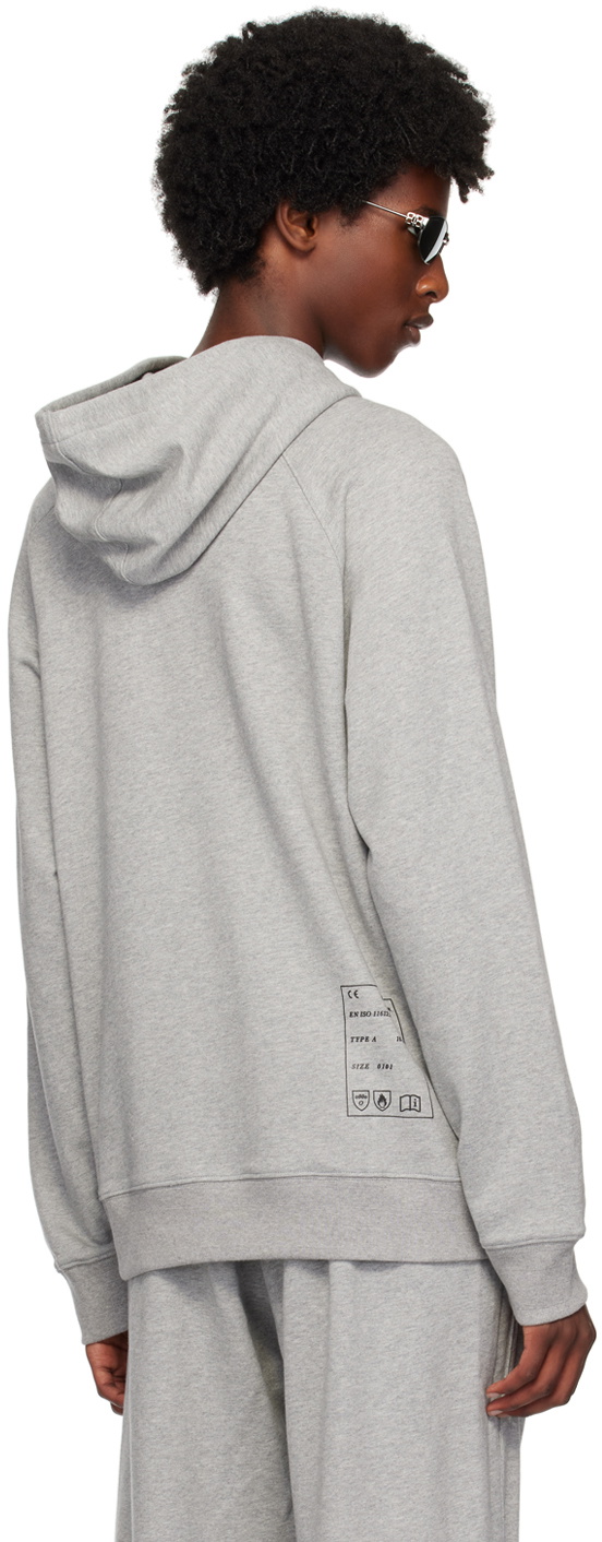 Olly Shinder Gray Split Hoodie
